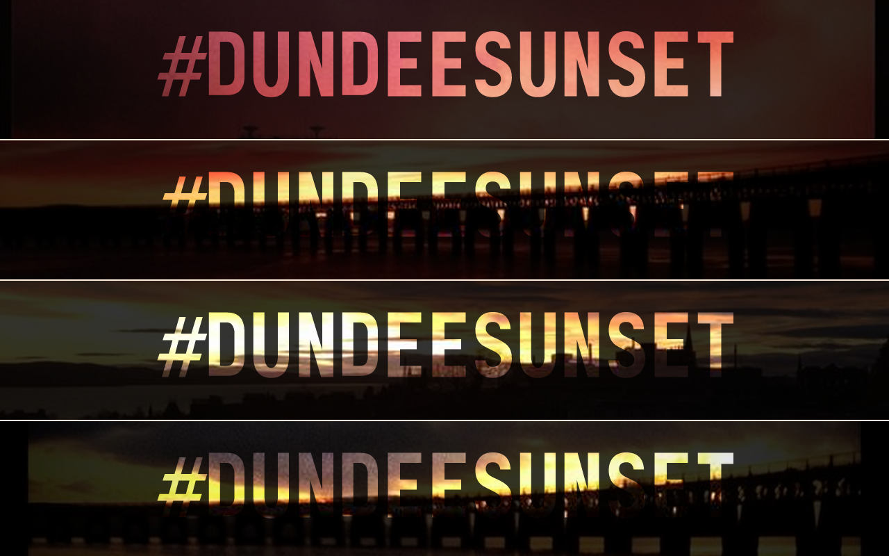 Dundee Sunset headers with different background
sunsets
