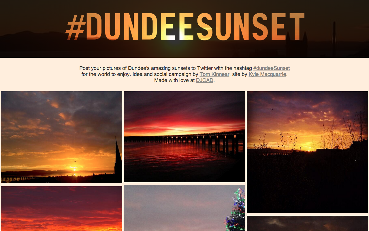 Dundee Sunset
homepage